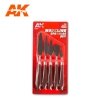 AK Interactive AK9051 MODELING SPATULAS SET